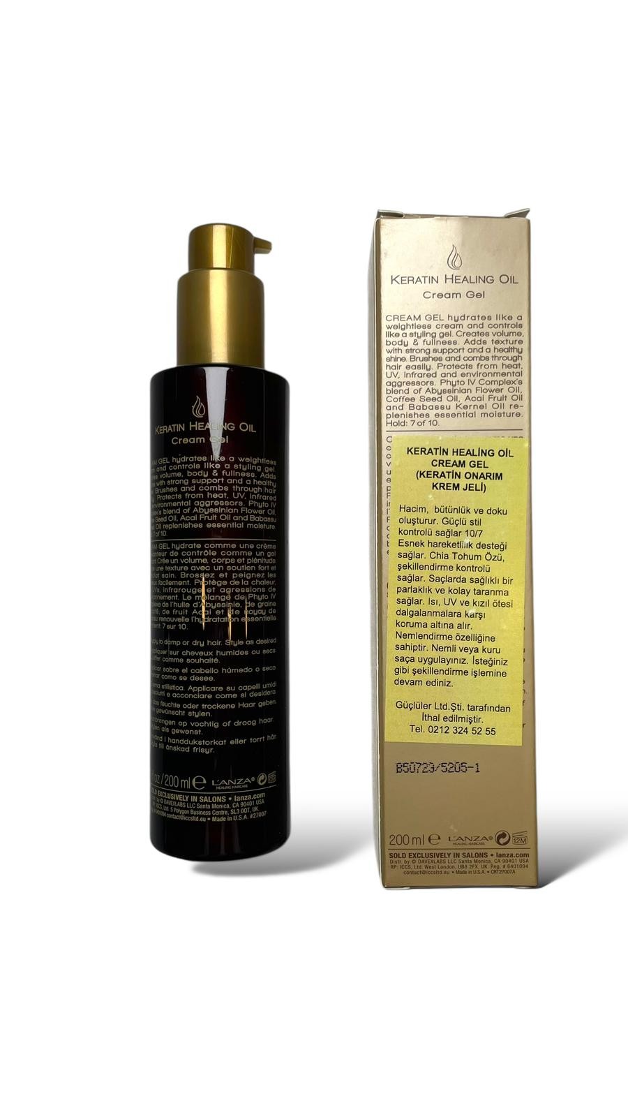 Lanza Healing Haircare Keratin Healing Oil Cream Gel