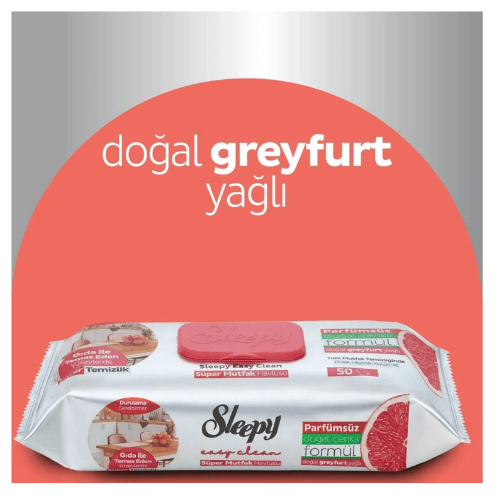 Sleepy Mutfak Havlusu Greyfurt 50'li
