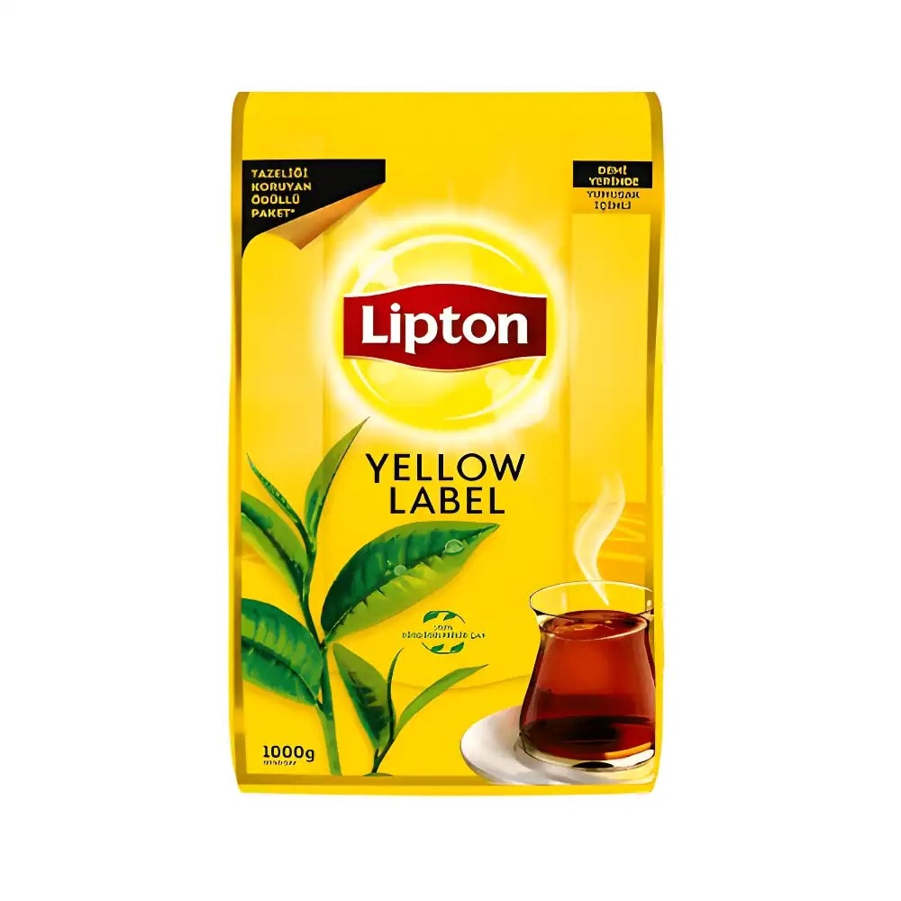 Lipton Yellow Label Dökme Siyah Çay 1000 Gr