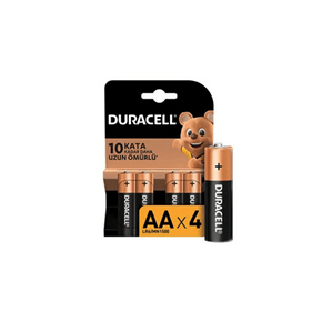 Duracell Alkalin 4'lü Paket AA Kalem Pil