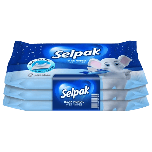 Selpak 3x10'lu Klasik Islak Cep Mendil 