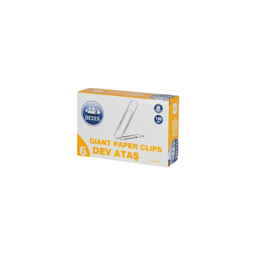 Delta 60 mm Gri Metal Ataş - Ultra Güçlü 100'lü Paket