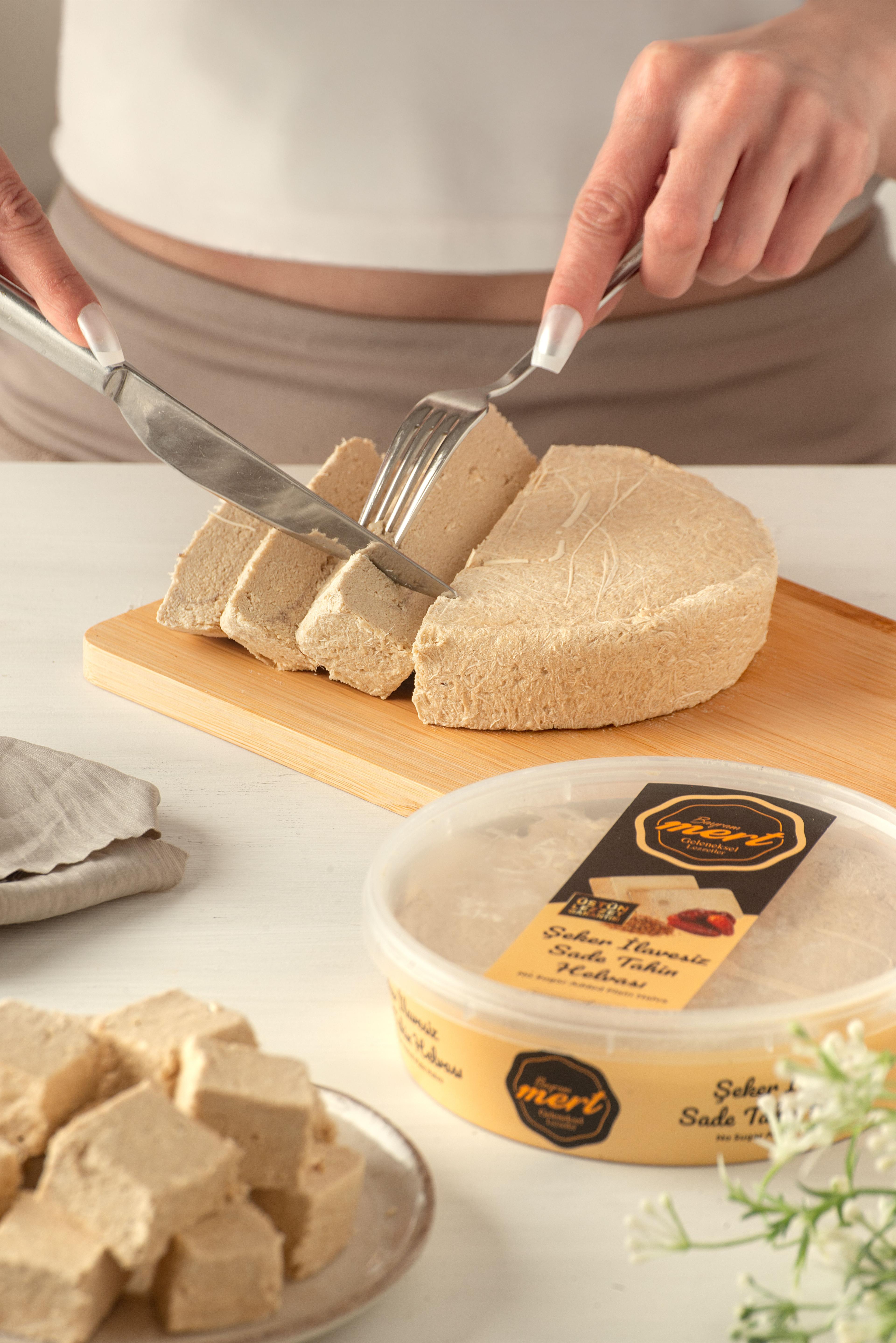 Şeker İlavesiz Sade Tahin Helvası (450 Gr)