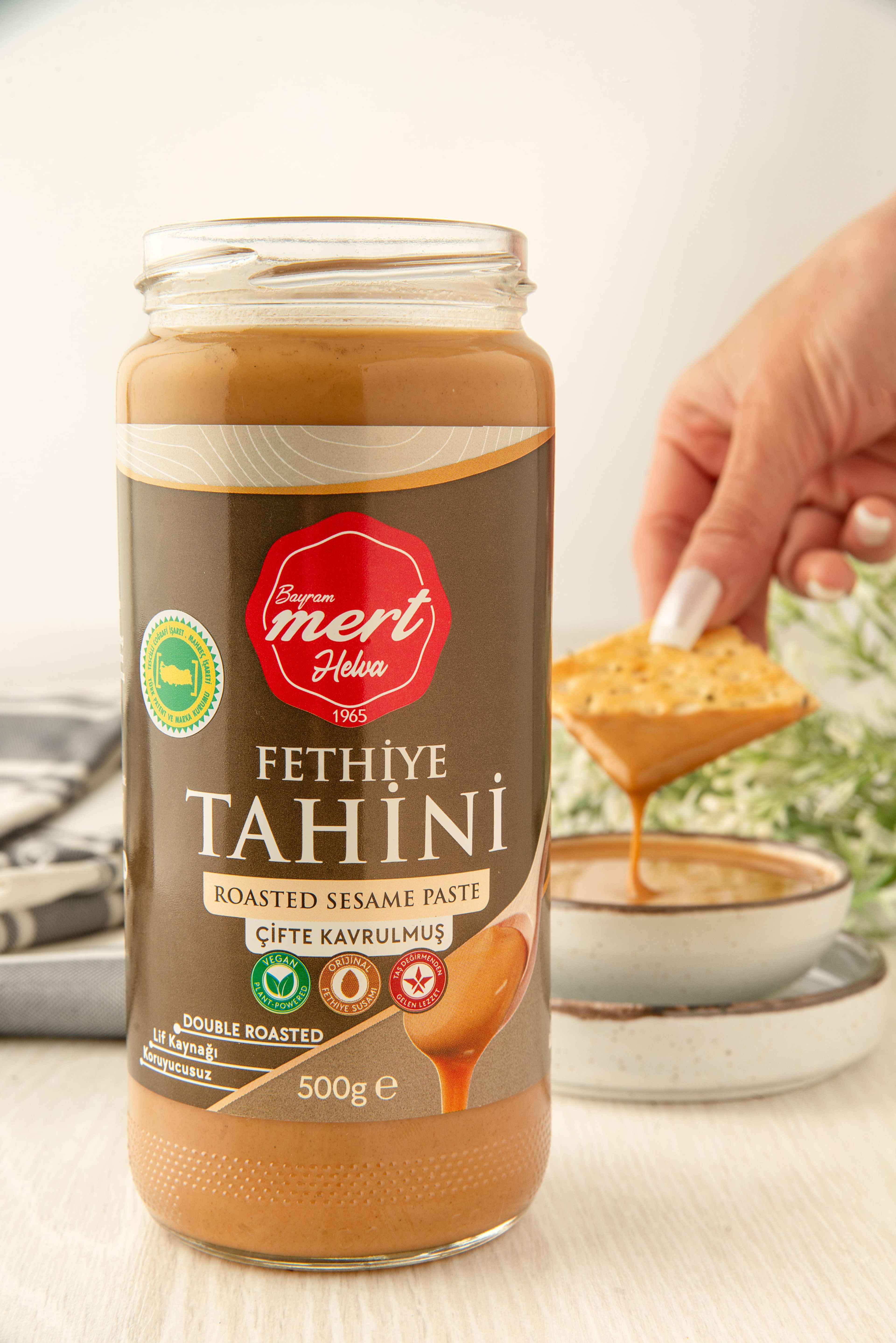 Çifte Kavrulmuş Fethiye Tahini (500 Gr Cam)