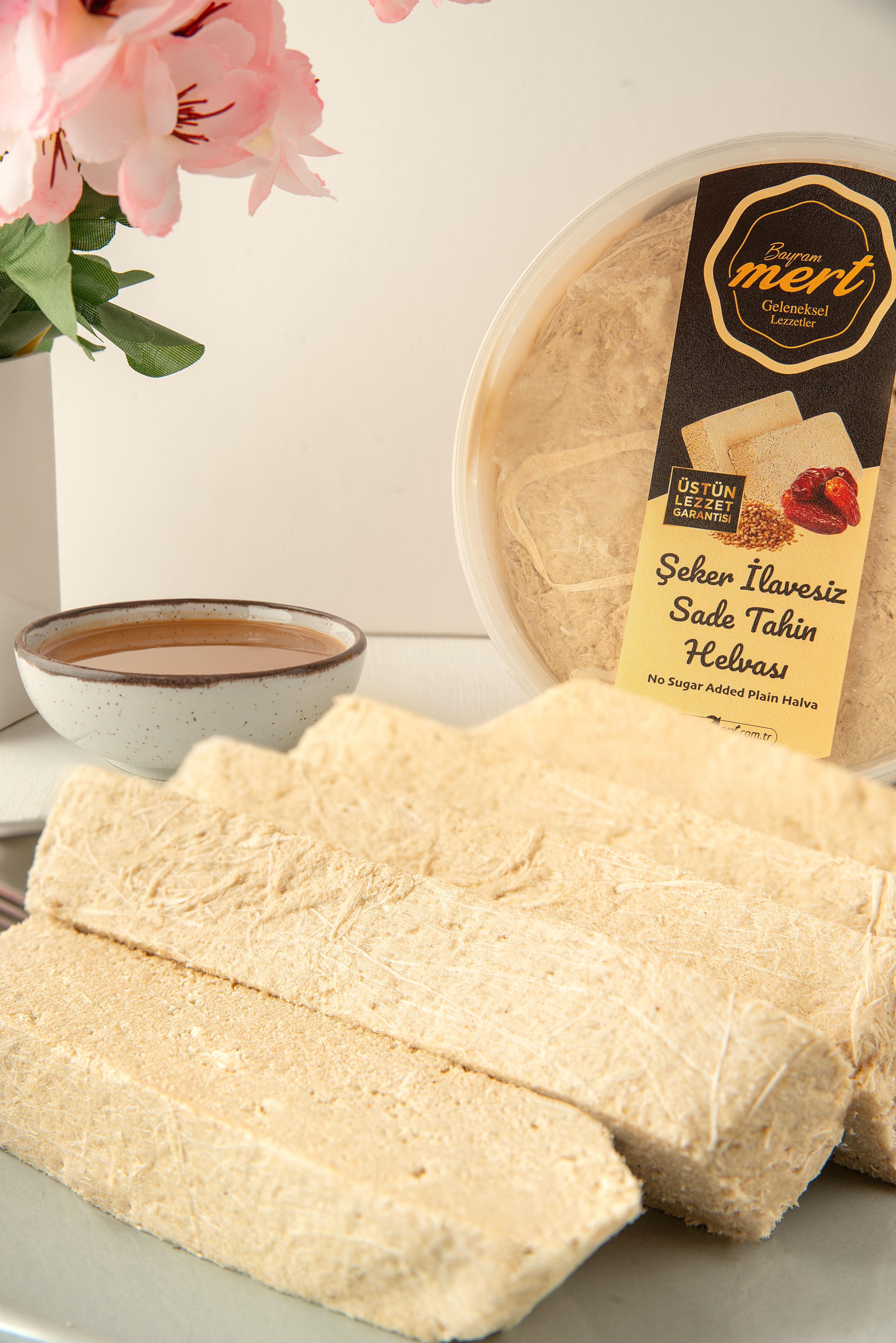 Şeker İlavesiz Sade Tahin Helvası (450 Gr)