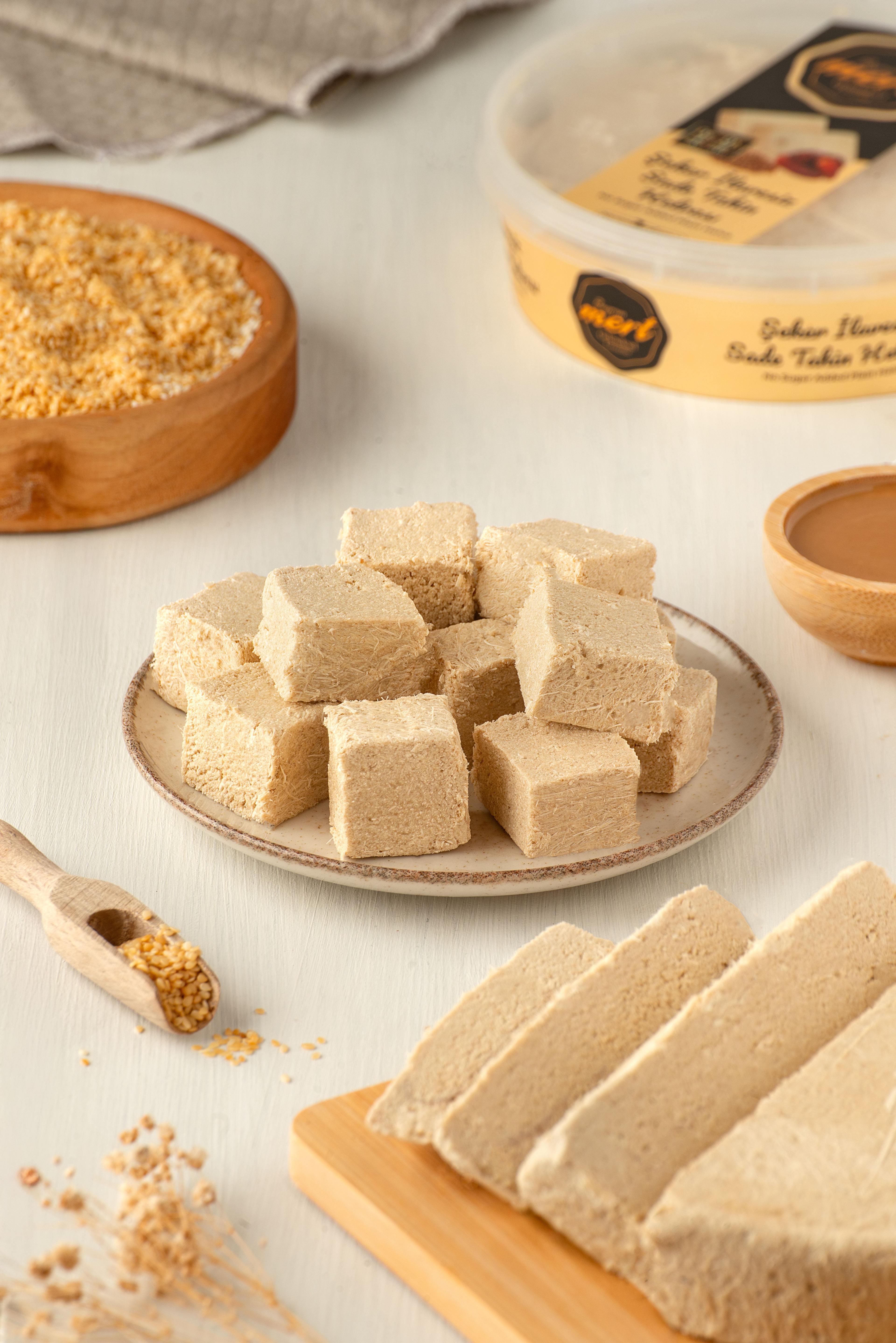 Şeker İlavesiz Sade Tahin Helvası (450 Gr)