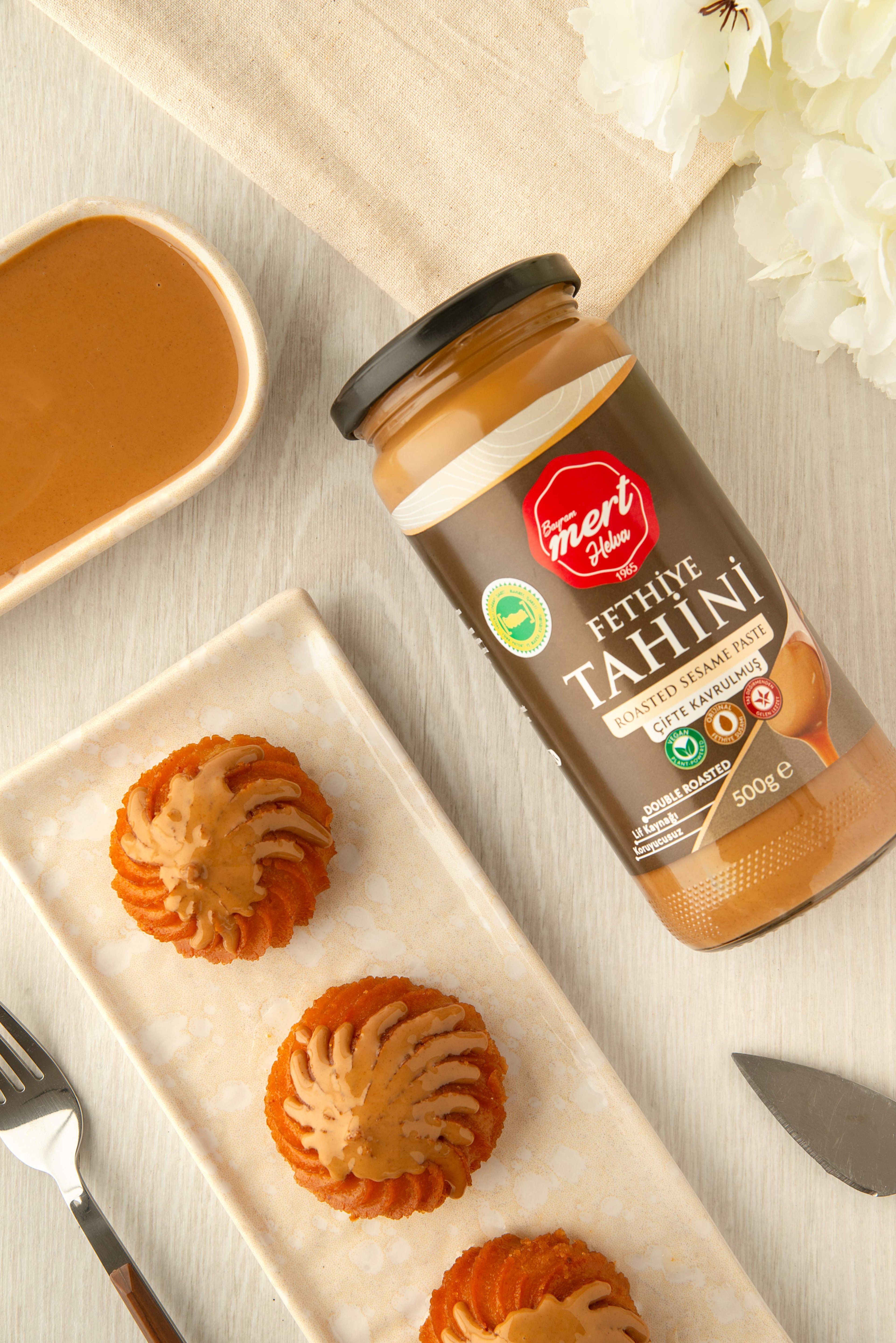 Çifte Kavrulmuş Fethiye Tahini (500 Gr Cam)