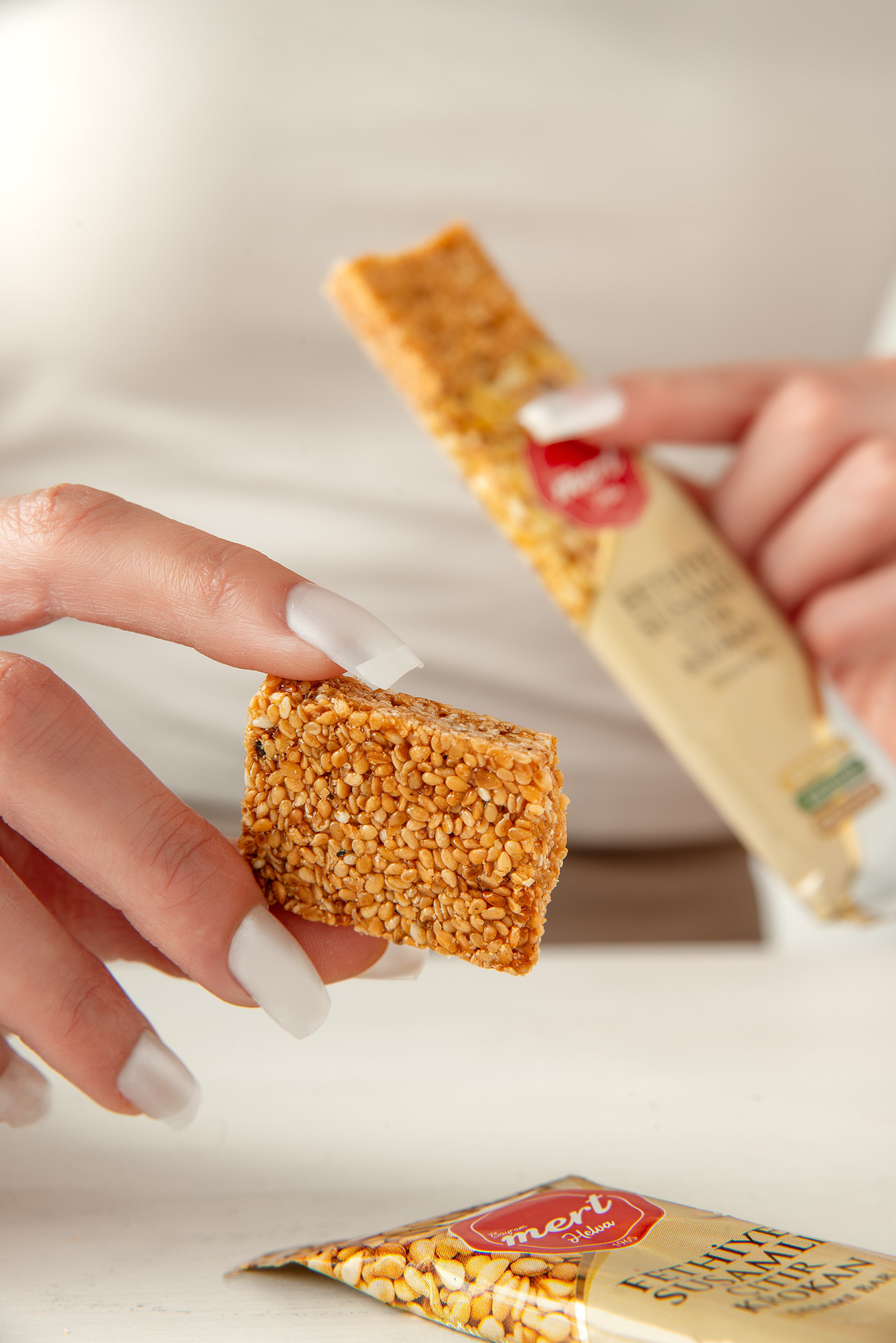 Şeker İlavesiz Fethiye Susamlı Çıtır Krokan Bar (6'LI PAKET)
