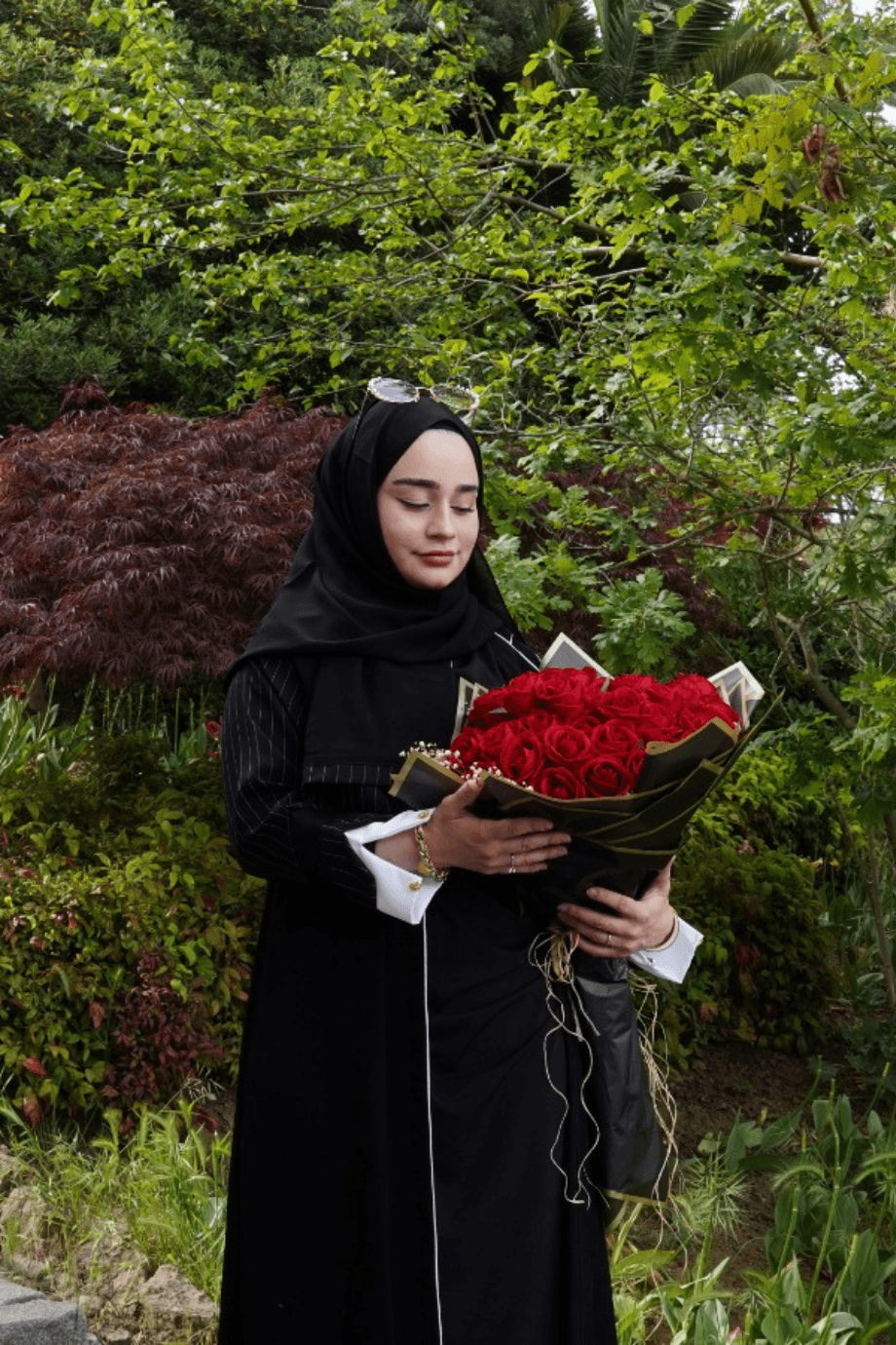 İthal Çizgili Abaya