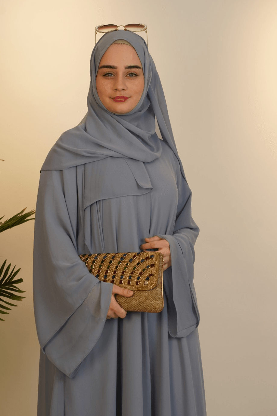 Çift Kat Özel Dikim Abaya