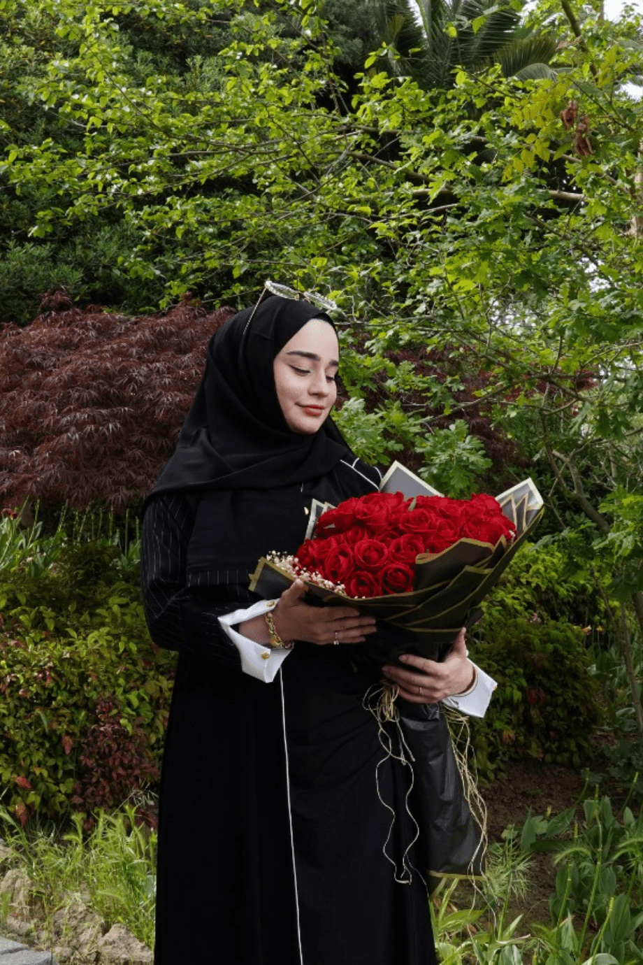 İthal Çizgili Abaya