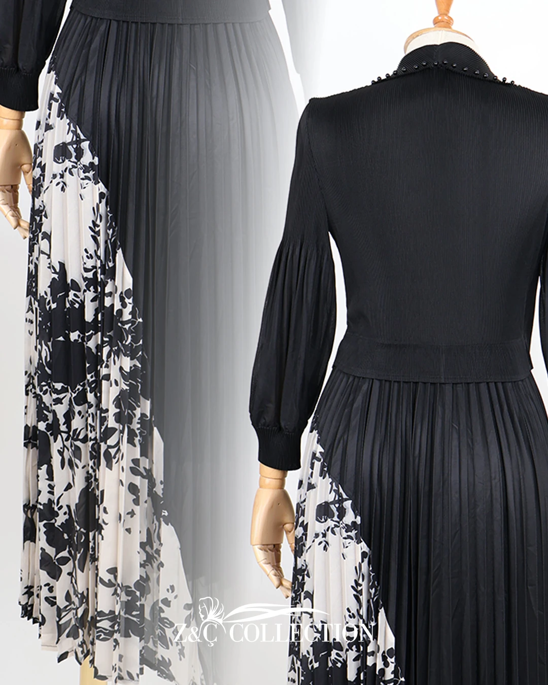 Amara Özel Tasarım Siyah Elbise