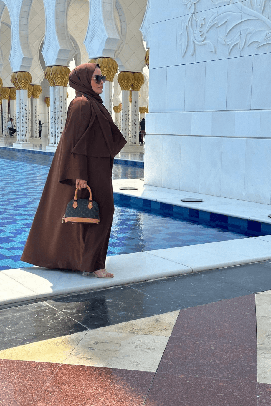  Omuzu Büzgülü Çift Kat Özel Dikim Abaya