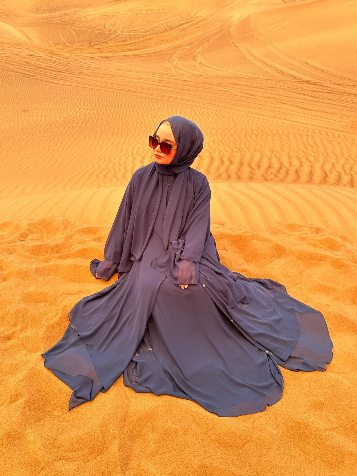 Çift Renk Abaya