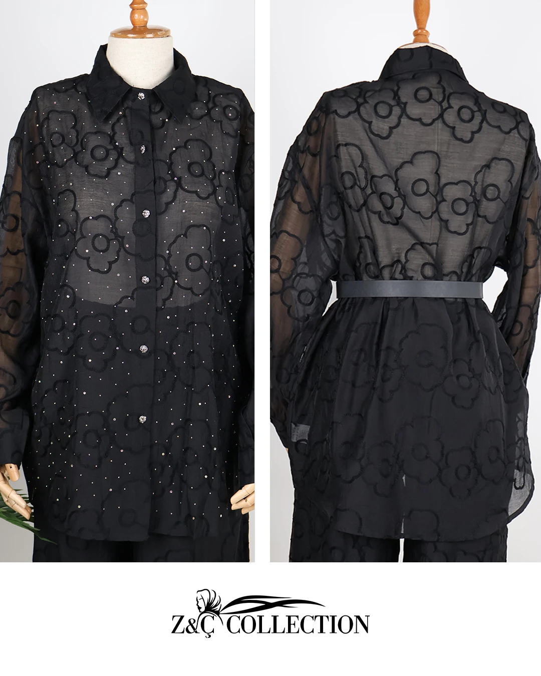 Flower Pantolonlu Takım – Gecenin Yıldızı