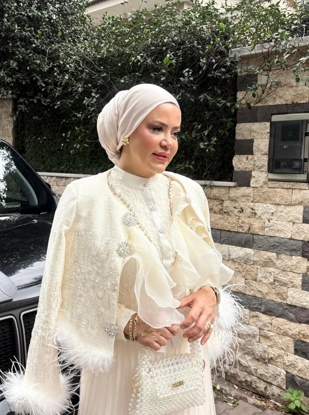 İthal Tüy Detaylı Ceket