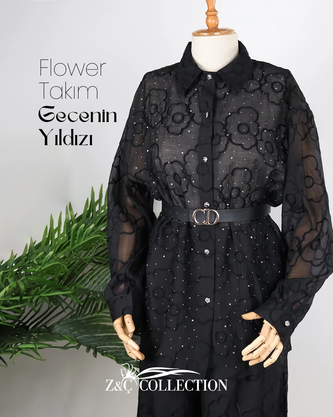 Flower Pantolonlu Takım – Gecenin Yıldızı