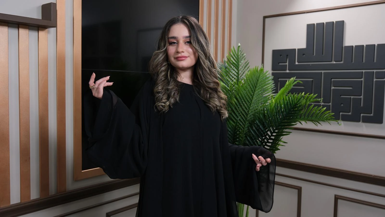 Çift Katlı Multi Şifon Abaya Siyah