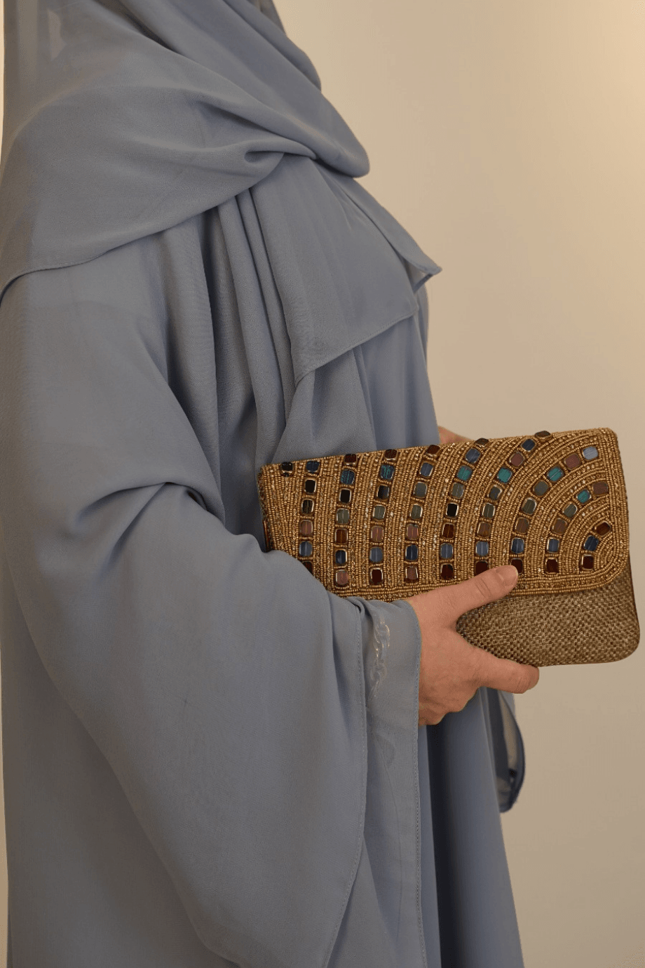 Çift Kat Özel Dikim Abaya
