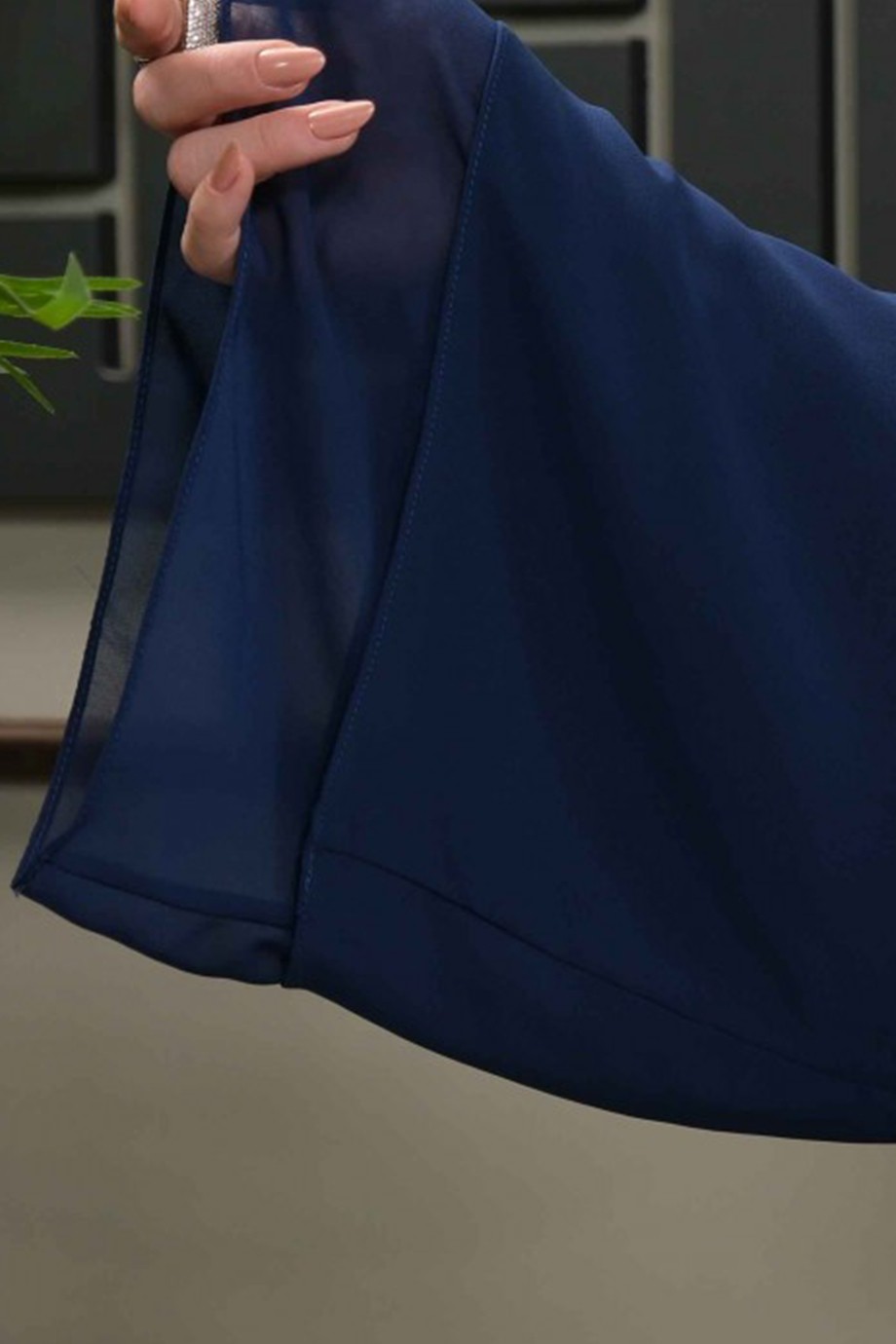 Çift katlı özel dikim abaya