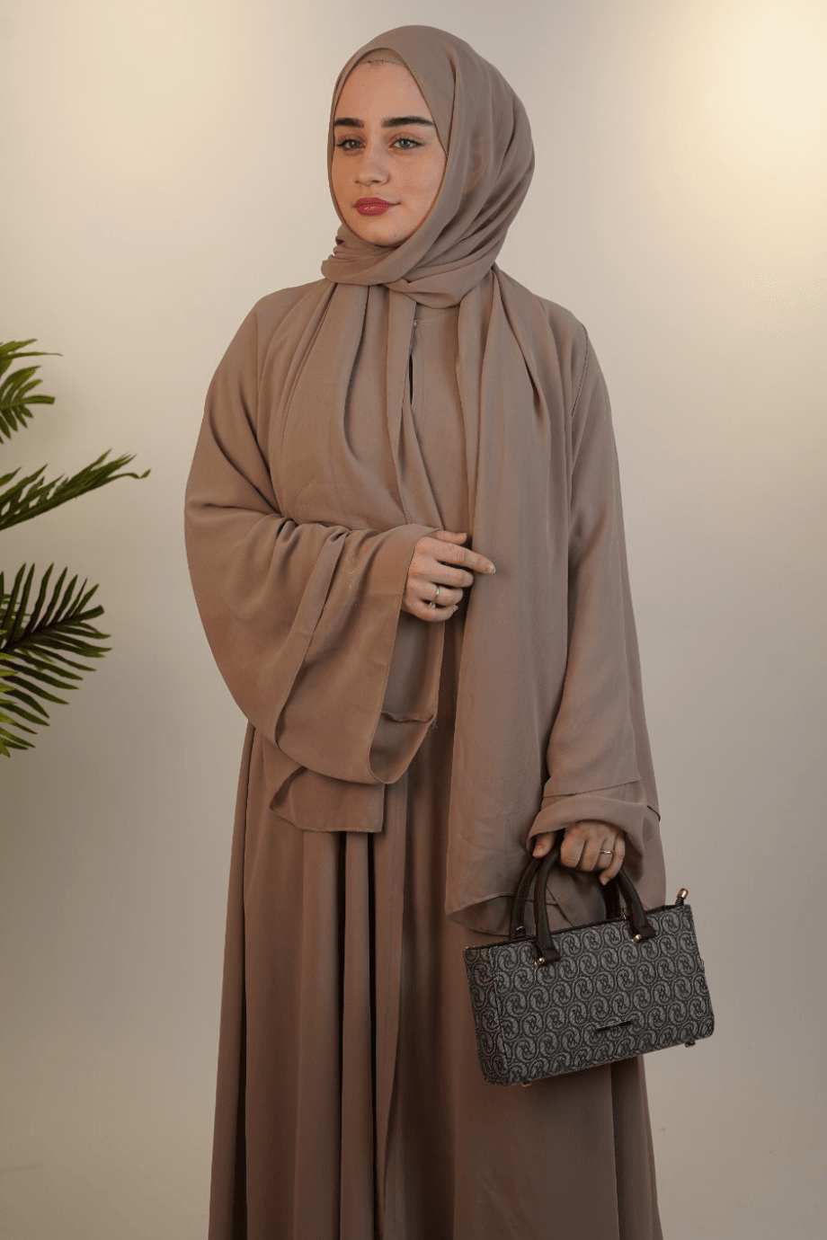 Çift Kat Özel Dikim Abaya