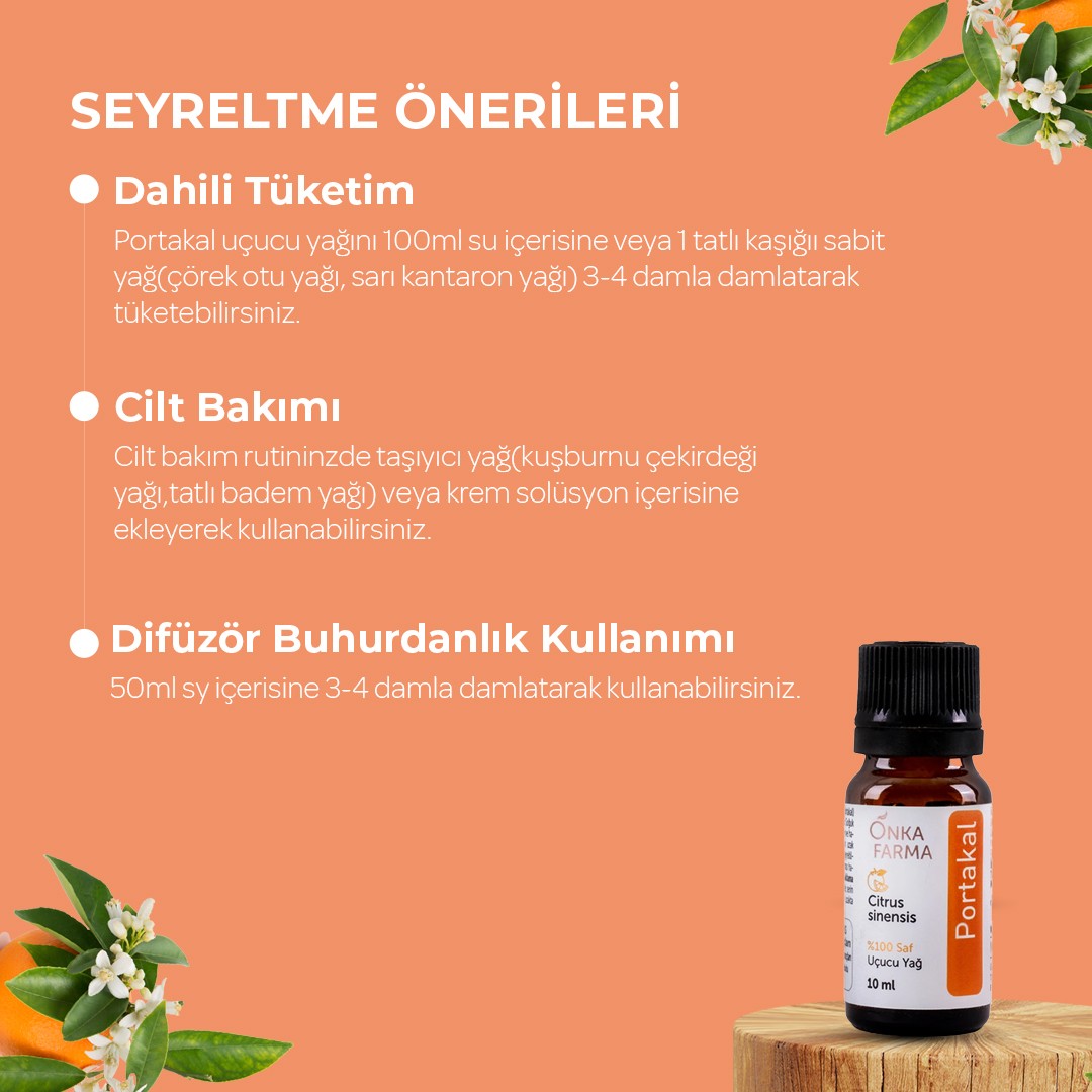 Onka Farma Portakal Uçucu Yağı