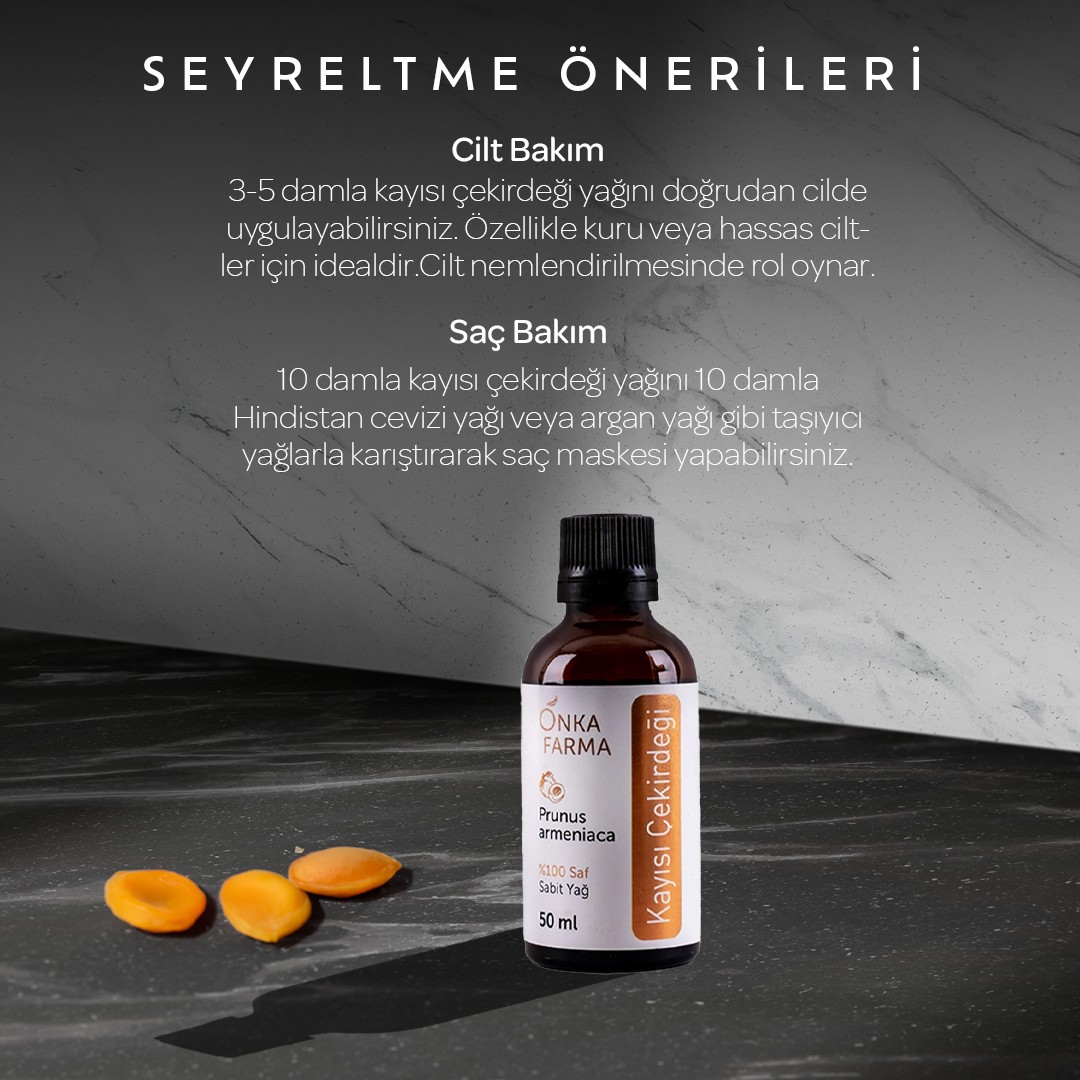 Onka Farma Kayısı Çekirdeği Yağı