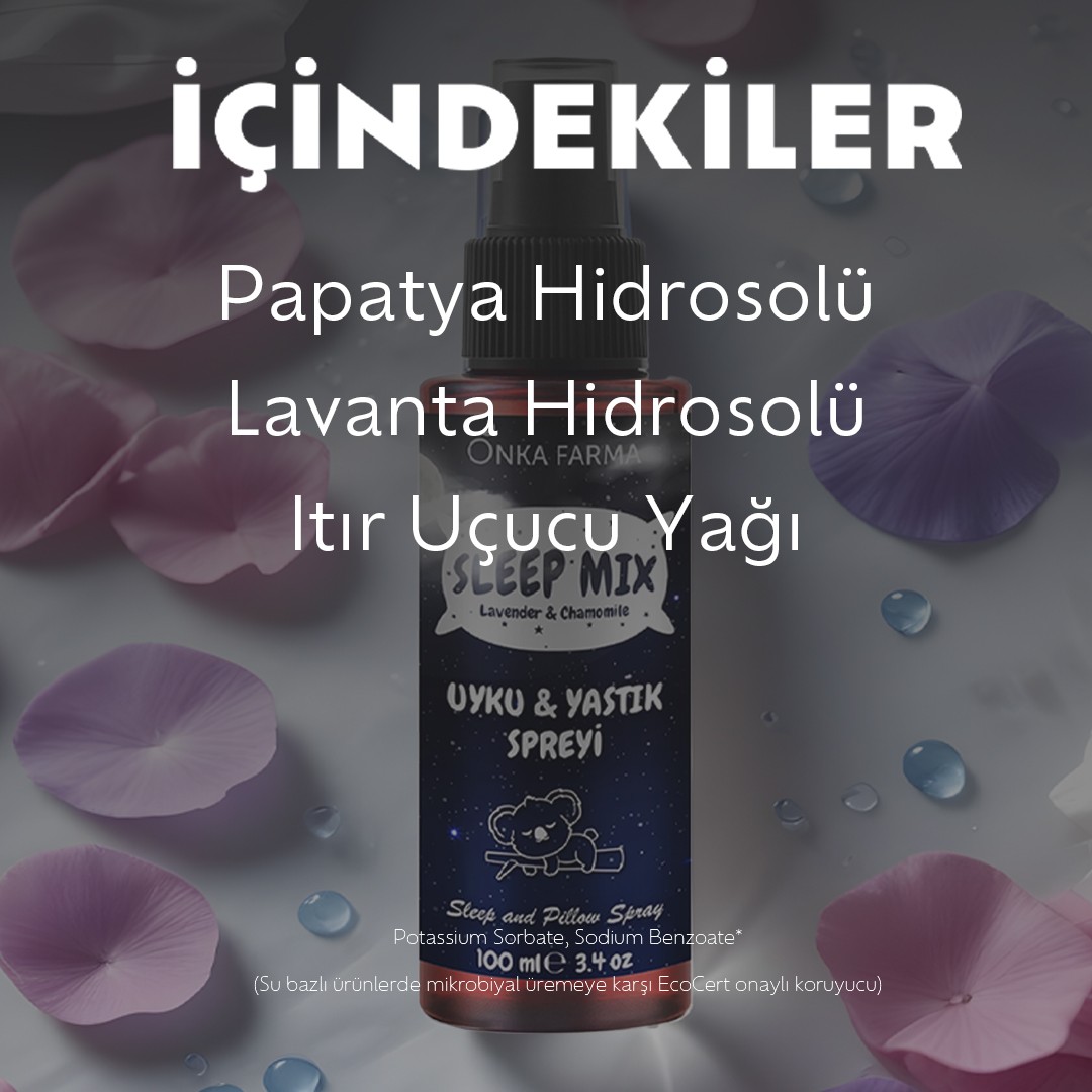 Onka Farma SleepMix Uyku Yastık Spreyi (Lavanta & Papatya)