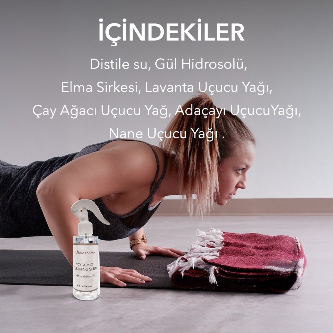 Onka Farma Yoga Mat Temizlik Spreyi 200 ml