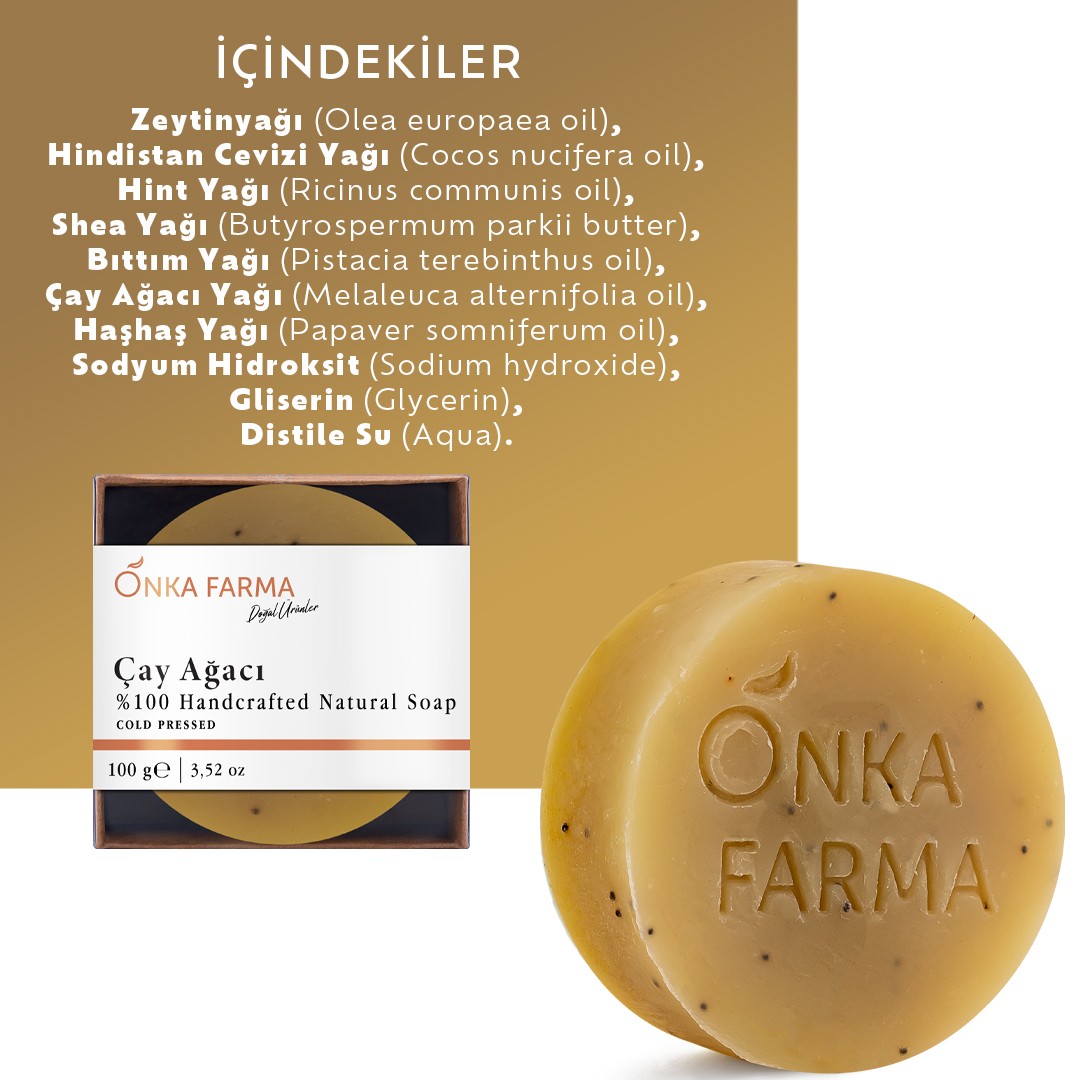 Onka Farma Çay Ağacı Doğal Sabun 100 gr