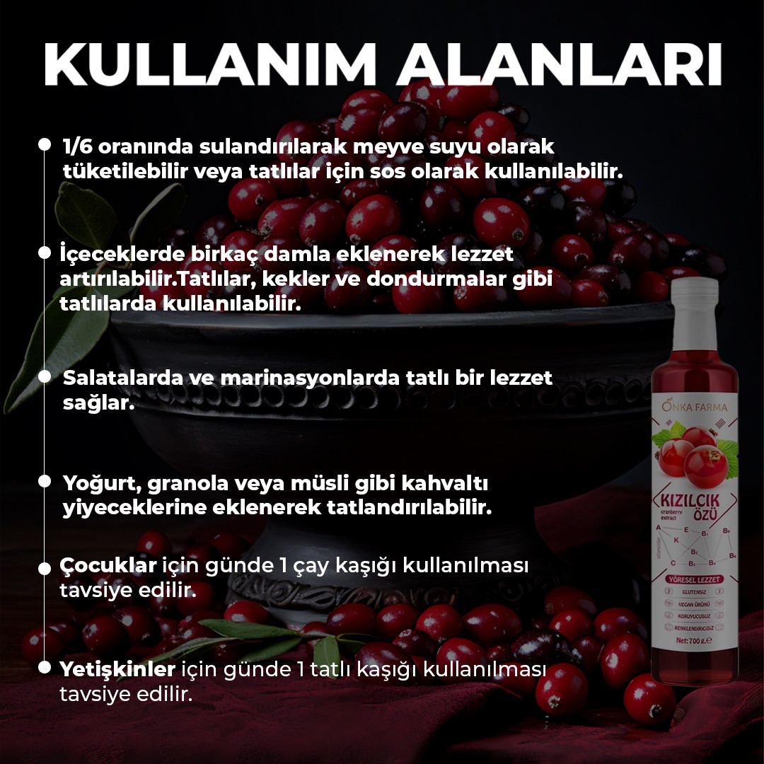 Onka Farma Kızılcık Özü