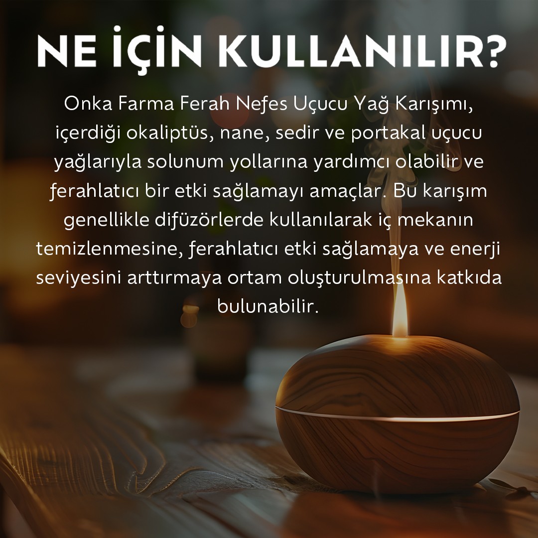 Onka Farma Ferah Nefes Uçucu Yağ Karışımı