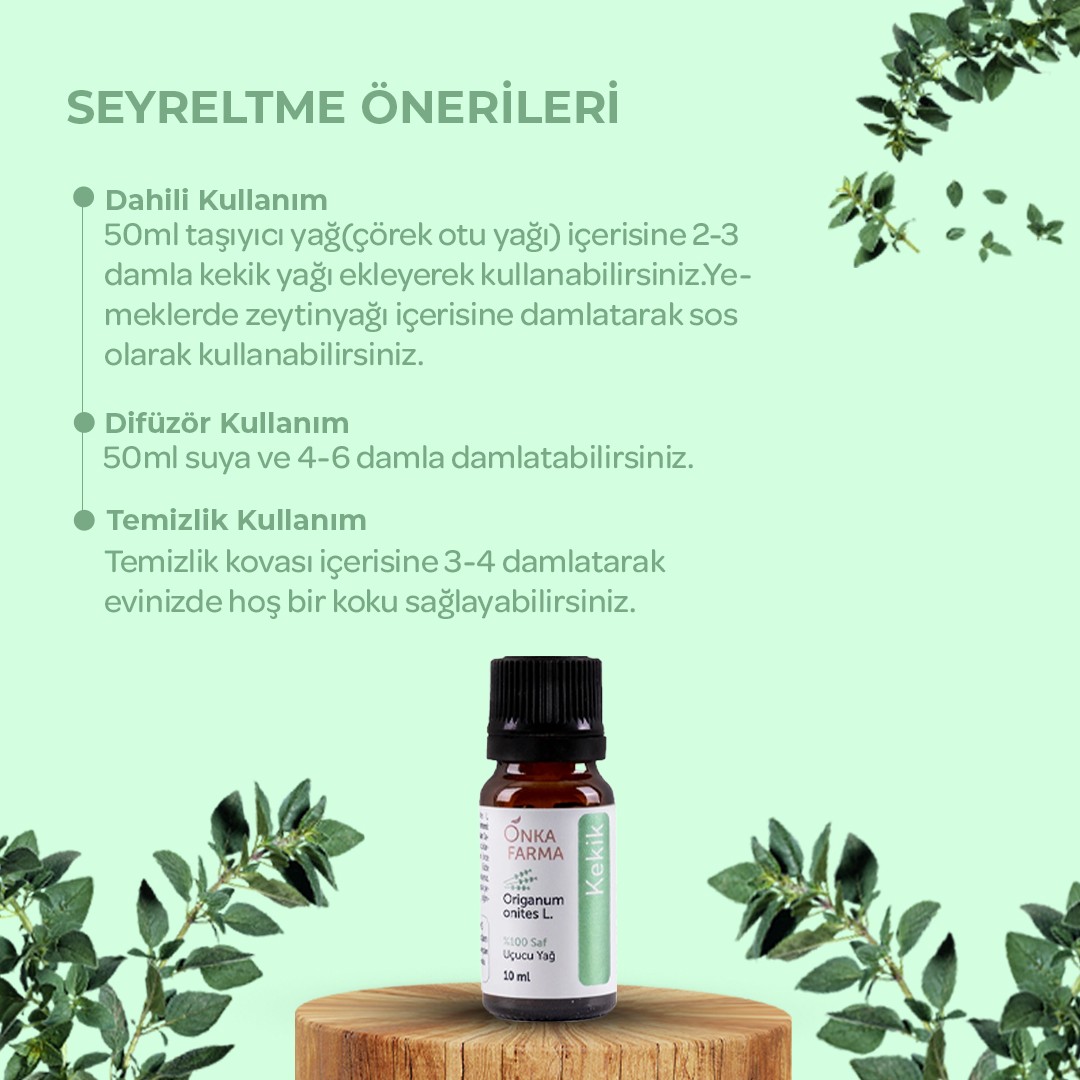 Onka Farma Kekik Uçucu Yağı