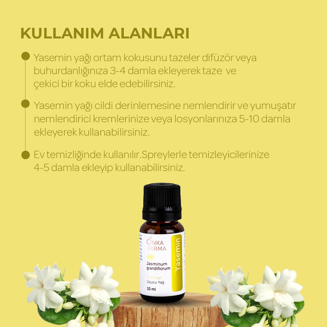 Onka Farma Yasemin Uçucu Yağı 10 ml