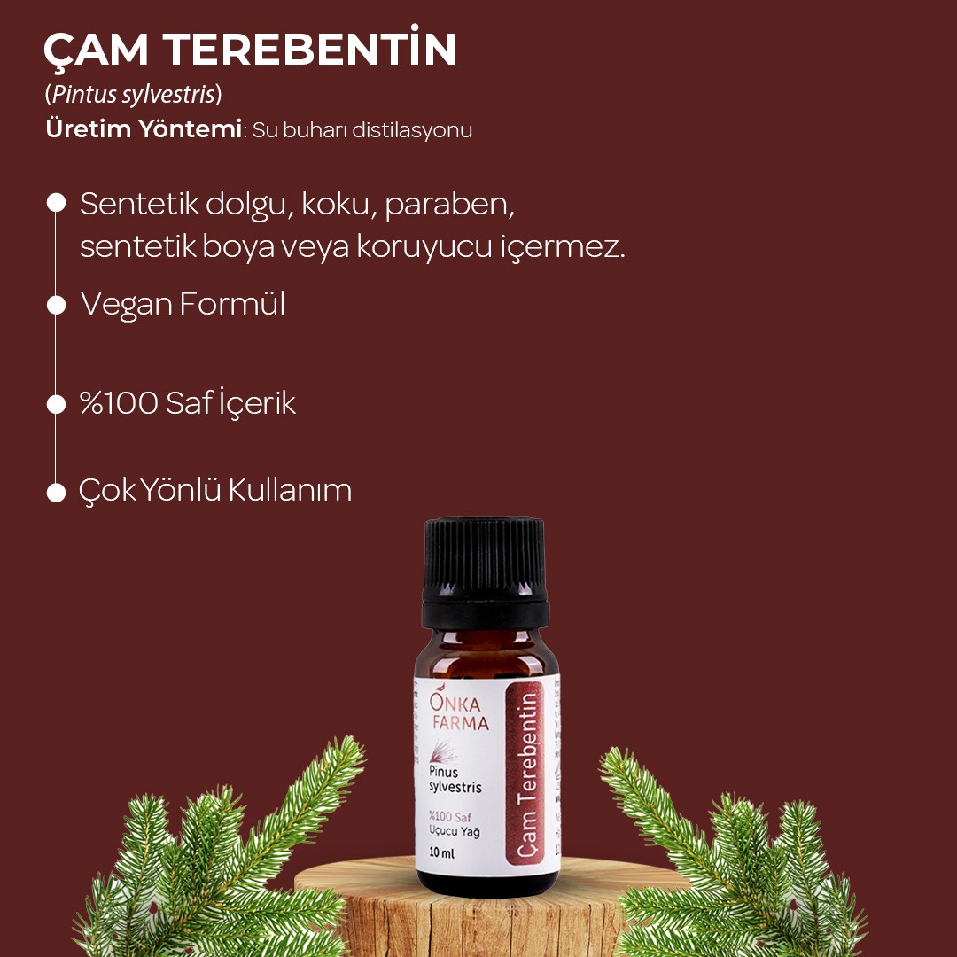 Onka Farma Çam Terebentin Uçucu Yağı