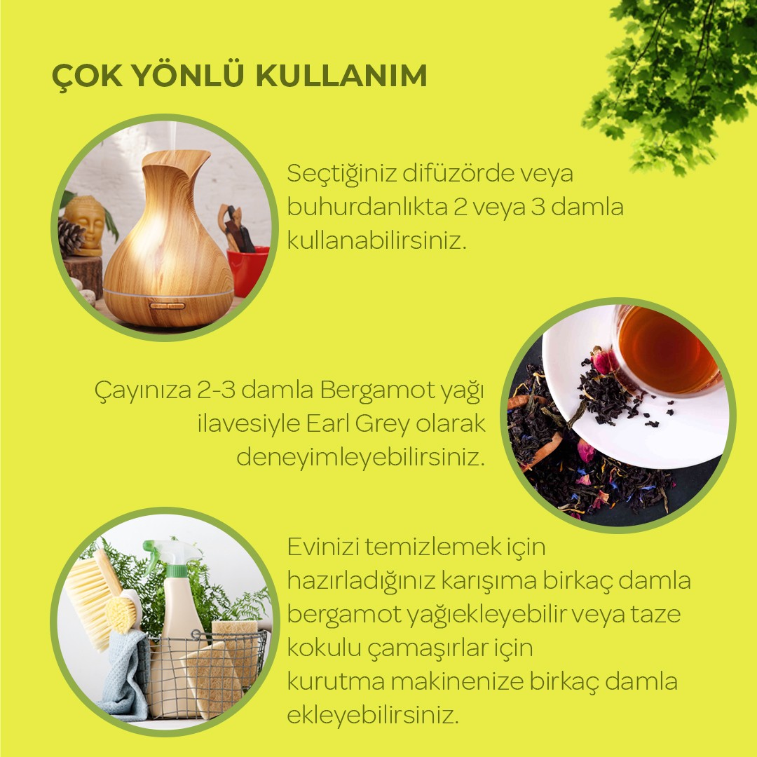 Onka Farma Bergamot Uçucu Yağı