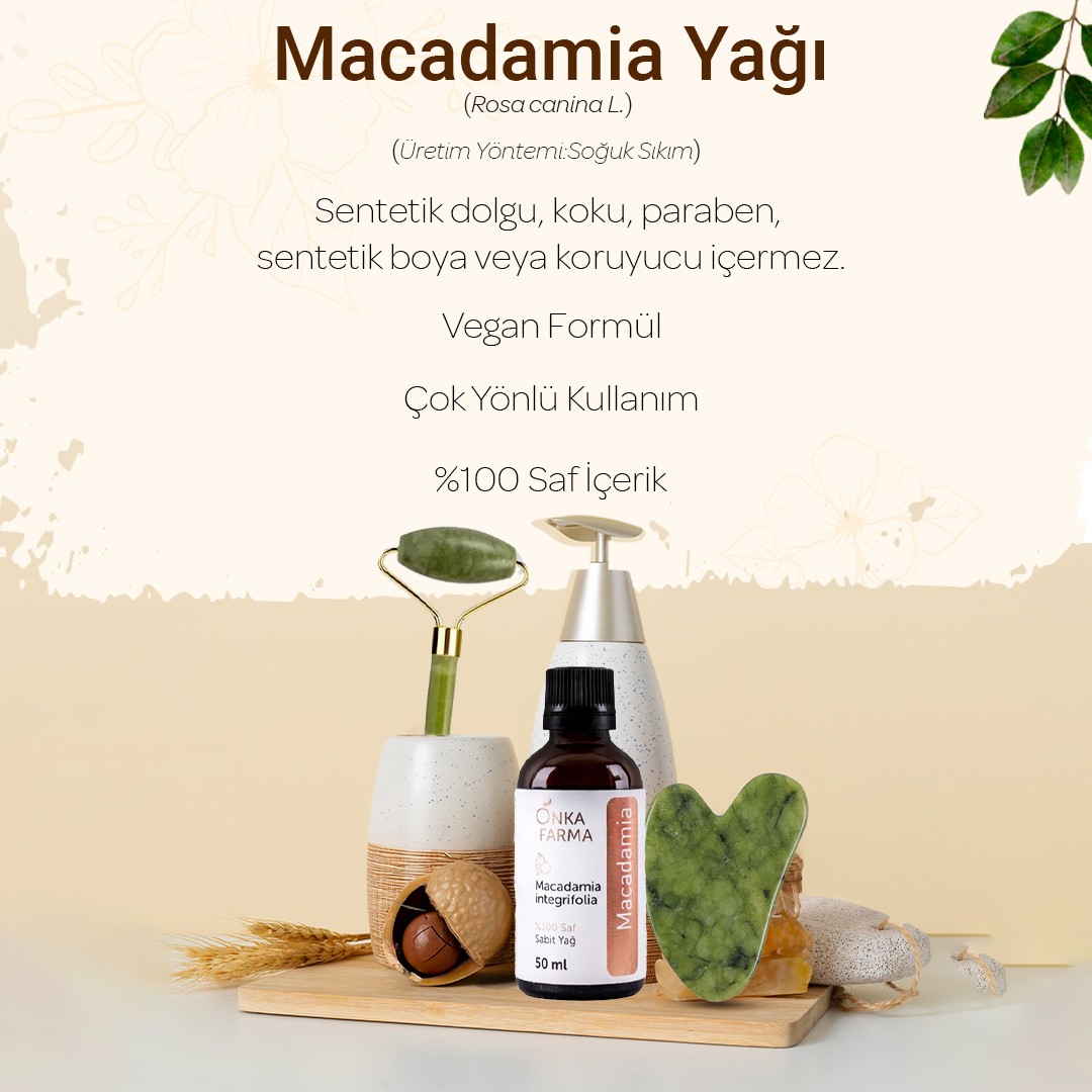 Onka Farma Makademya Yağı (Macadamia Cadı Fındığı Yağı)