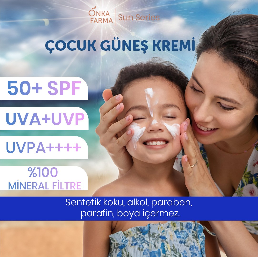 Onka Farma Doğal Çocuk Güneş Kremi - 50+ SPF Faktör - 50 gr