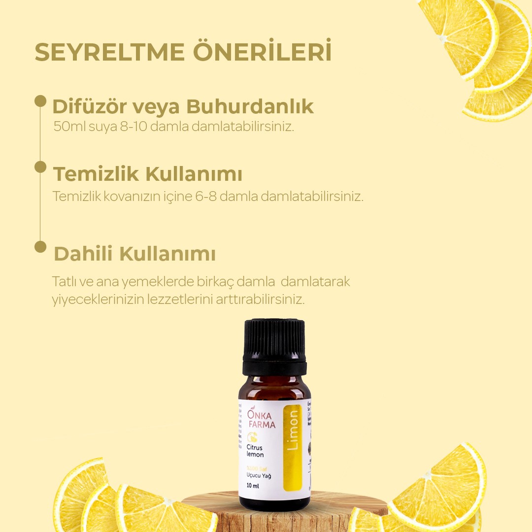 Onka Farma Limon Uçucu Yağı