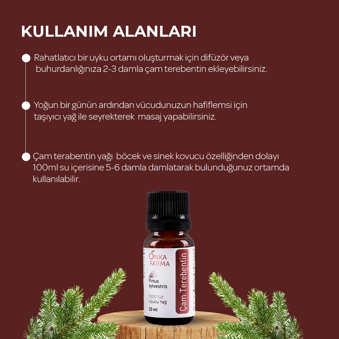 Onka Farma Çam Terebentin Uçucu Yağı