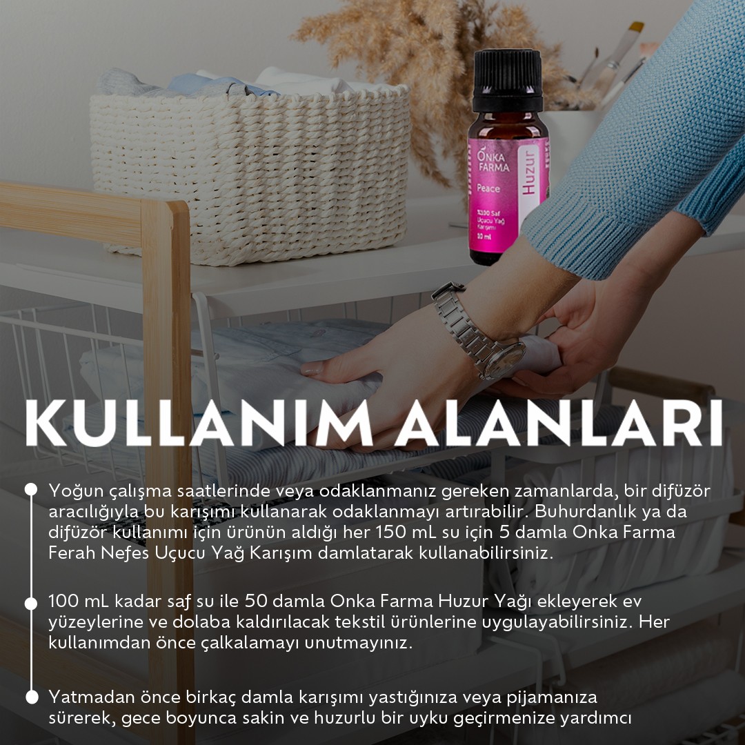 Onka Farma Huzur Uçucu Yağ Karışımı