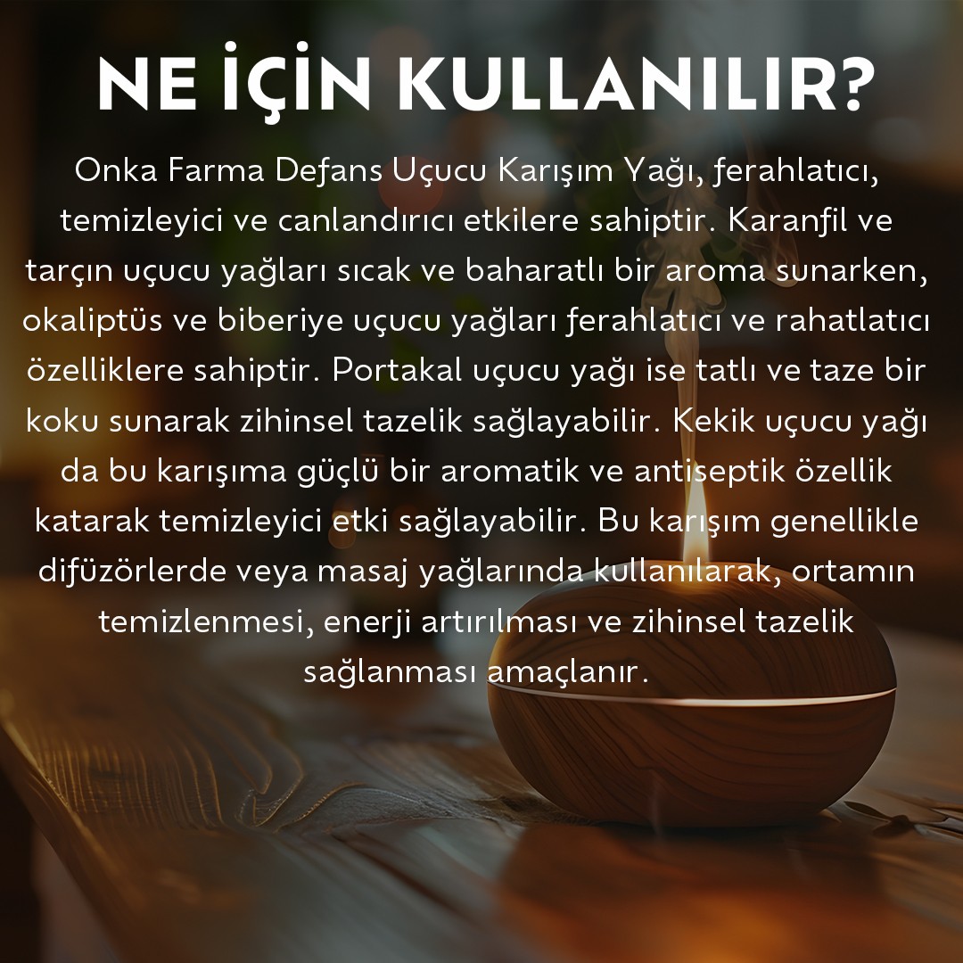 Onka Farma Defans Uçucu Yağ Karışımı