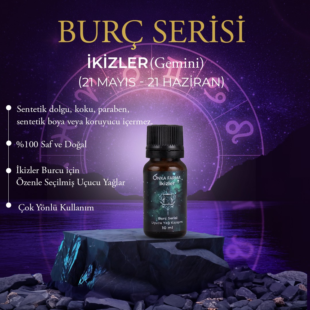 Onka Farma İkizler Burcu Uçucu Yağ Karışımı