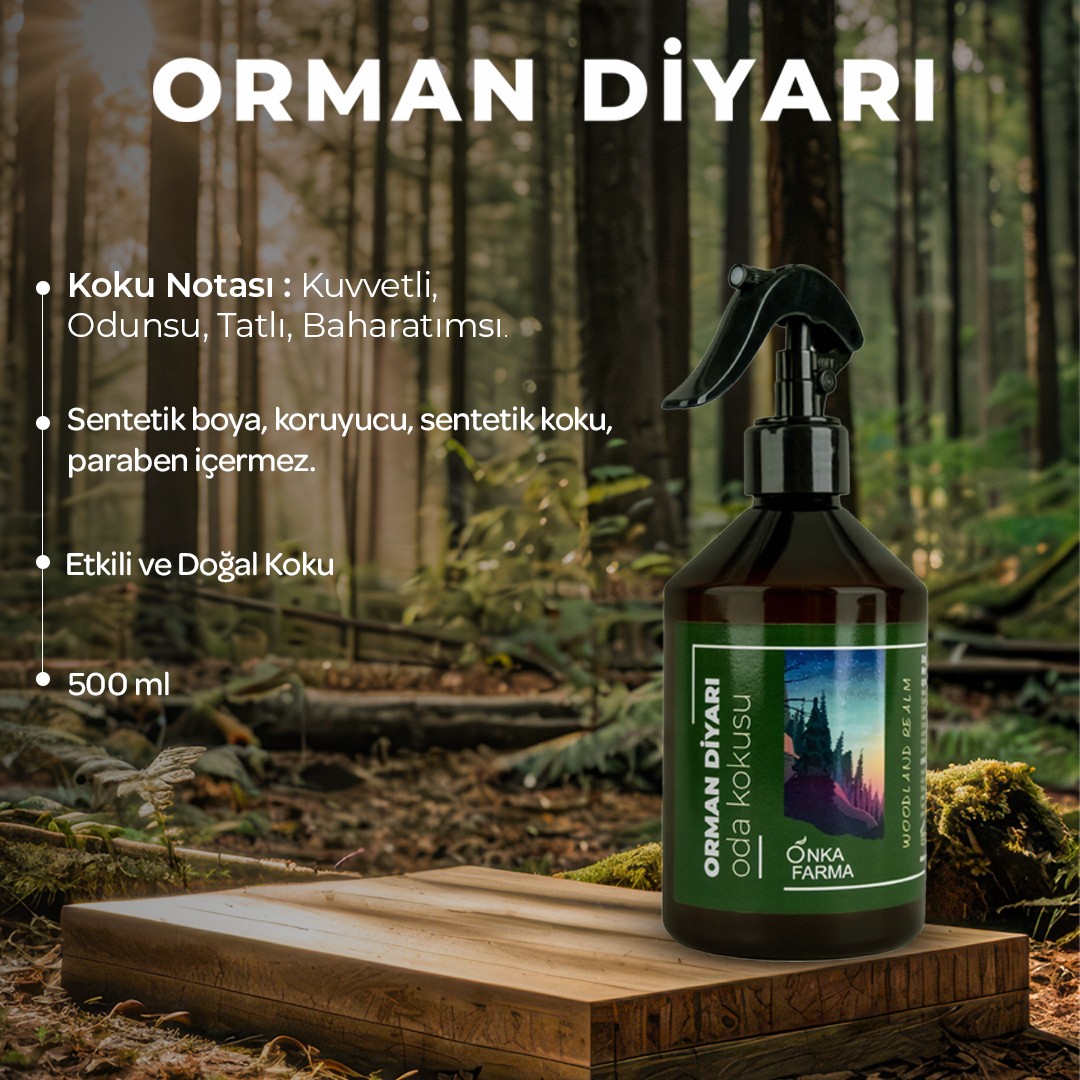 Onka Farma Orman Diyarı Doğal Oda Kokusu Sprey