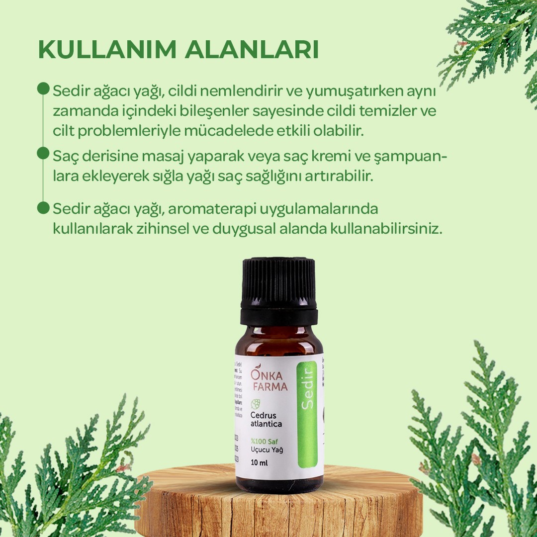 Onka Farma Sedir Uçucu Yağı