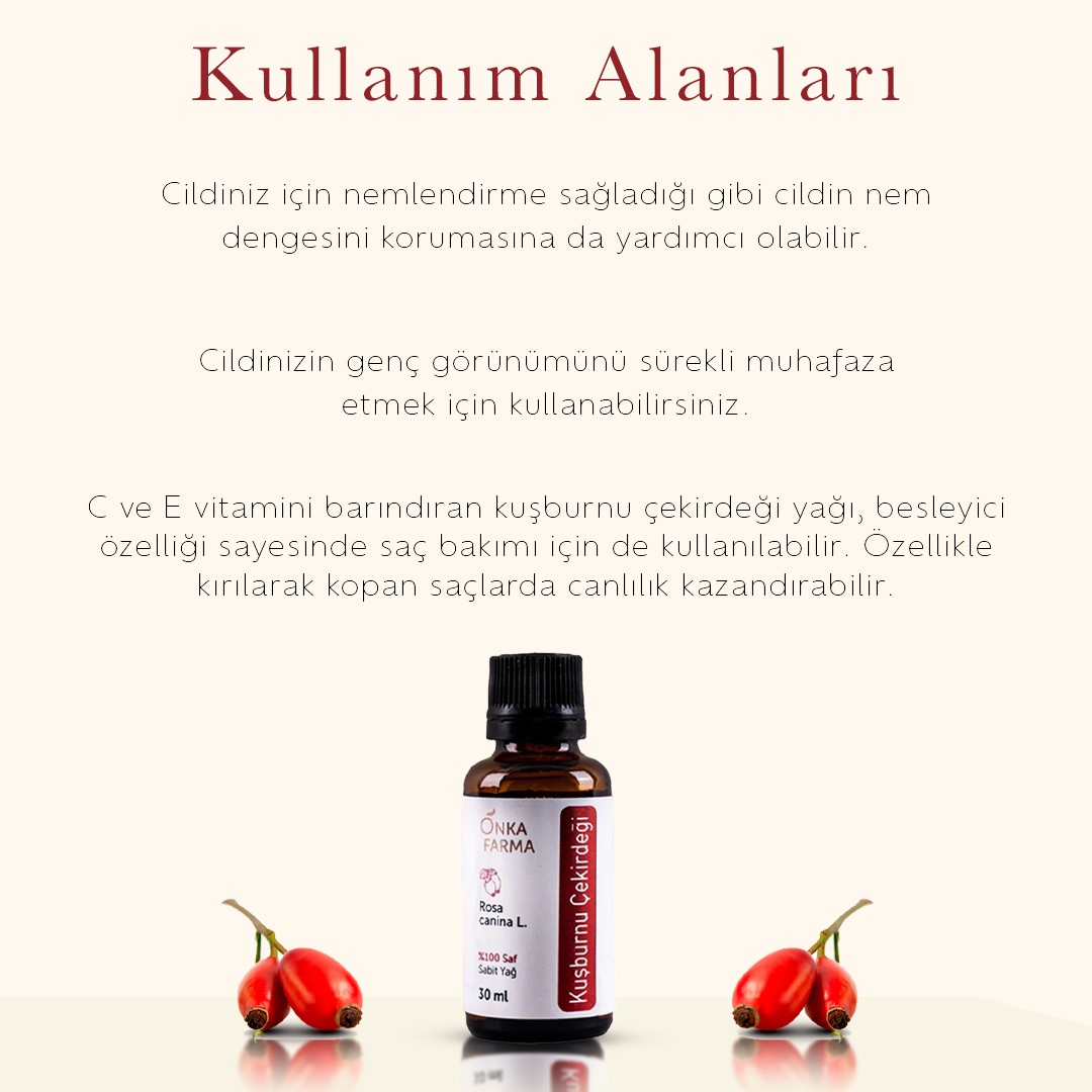 Onka Farma Kuşburnu Çekirdeği Yağı