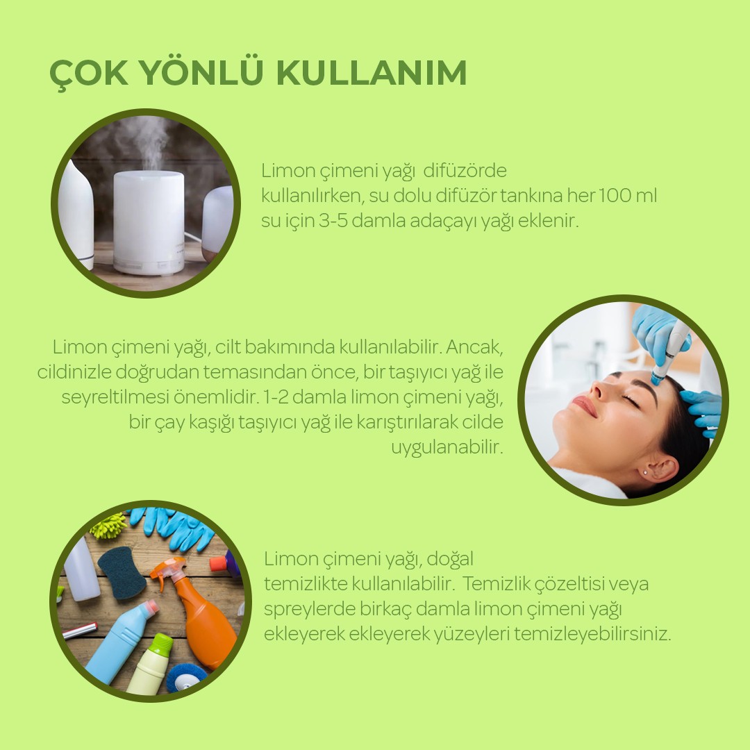 Onka Farma Limon Çimeni Uçucu Yağı