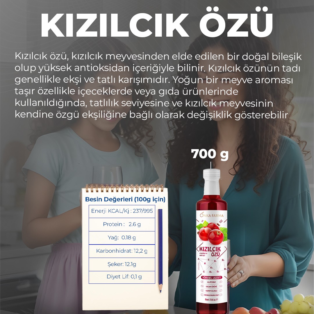 Onka Farma Kızılcık Özü