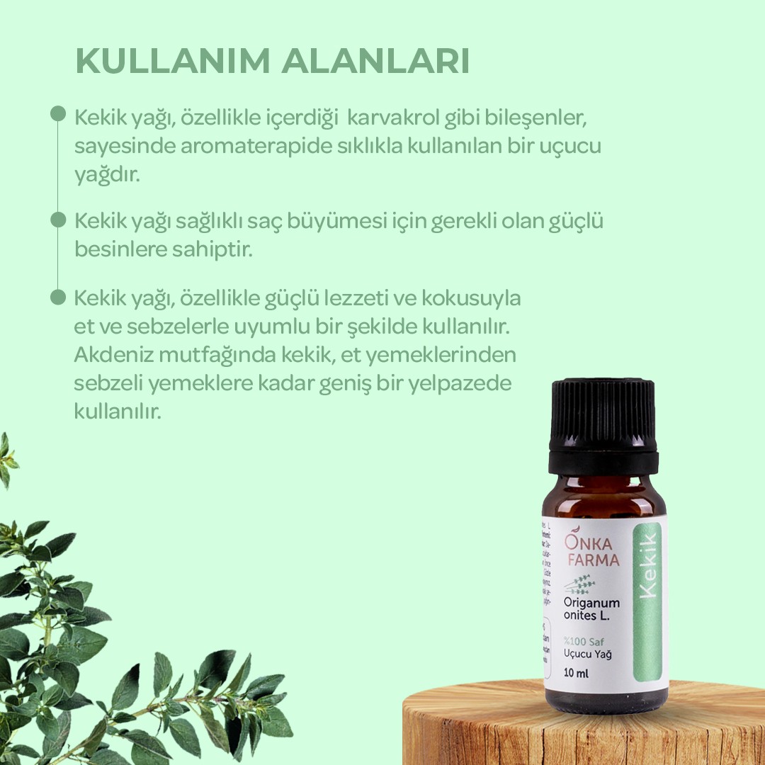 Onka Farma Kekik Uçucu Yağı