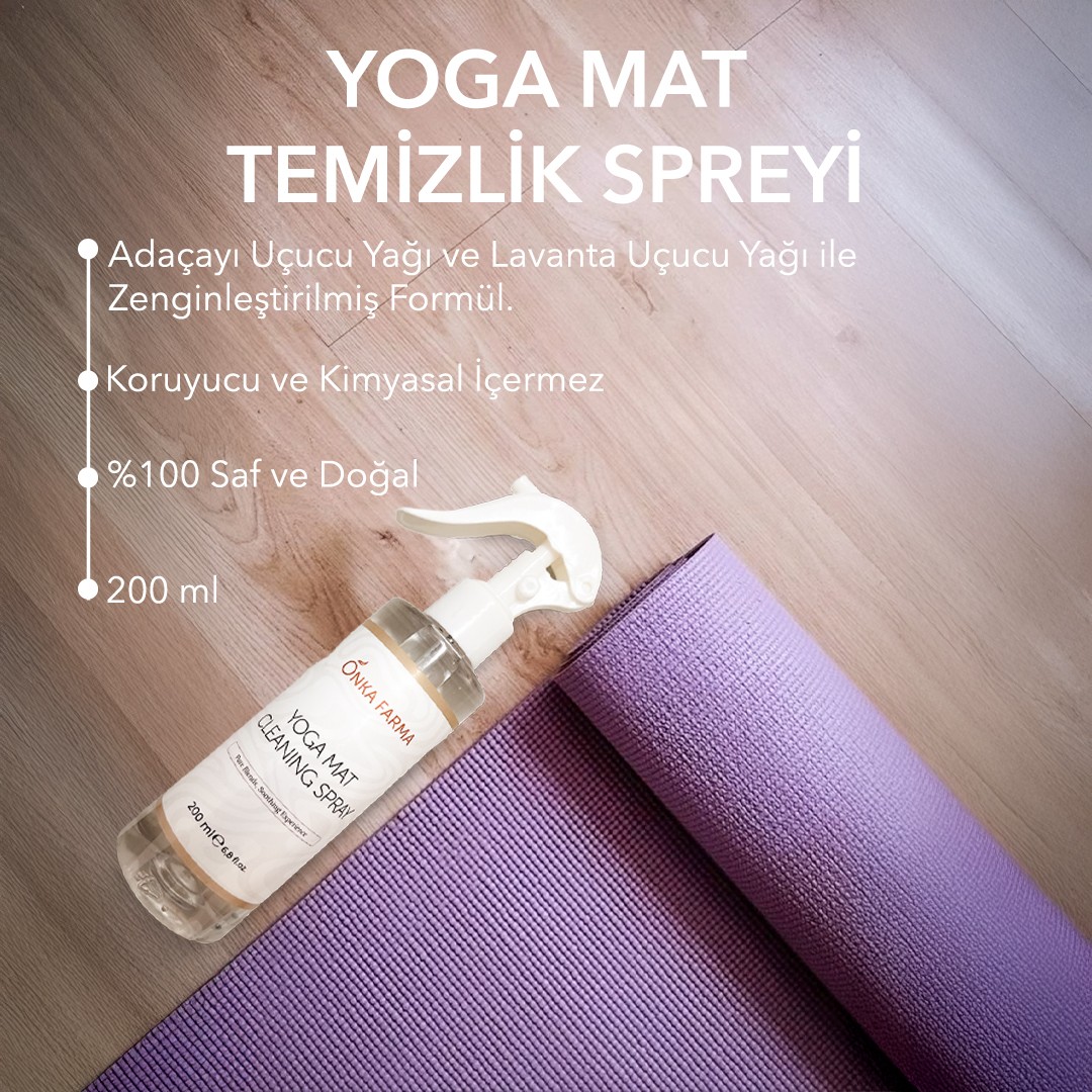 Onka Farma Yoga Mat Temizlik Spreyi 200 ml